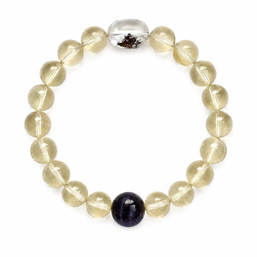 Bible Verse Bracelets with NFC Smart Jewelry Citrine