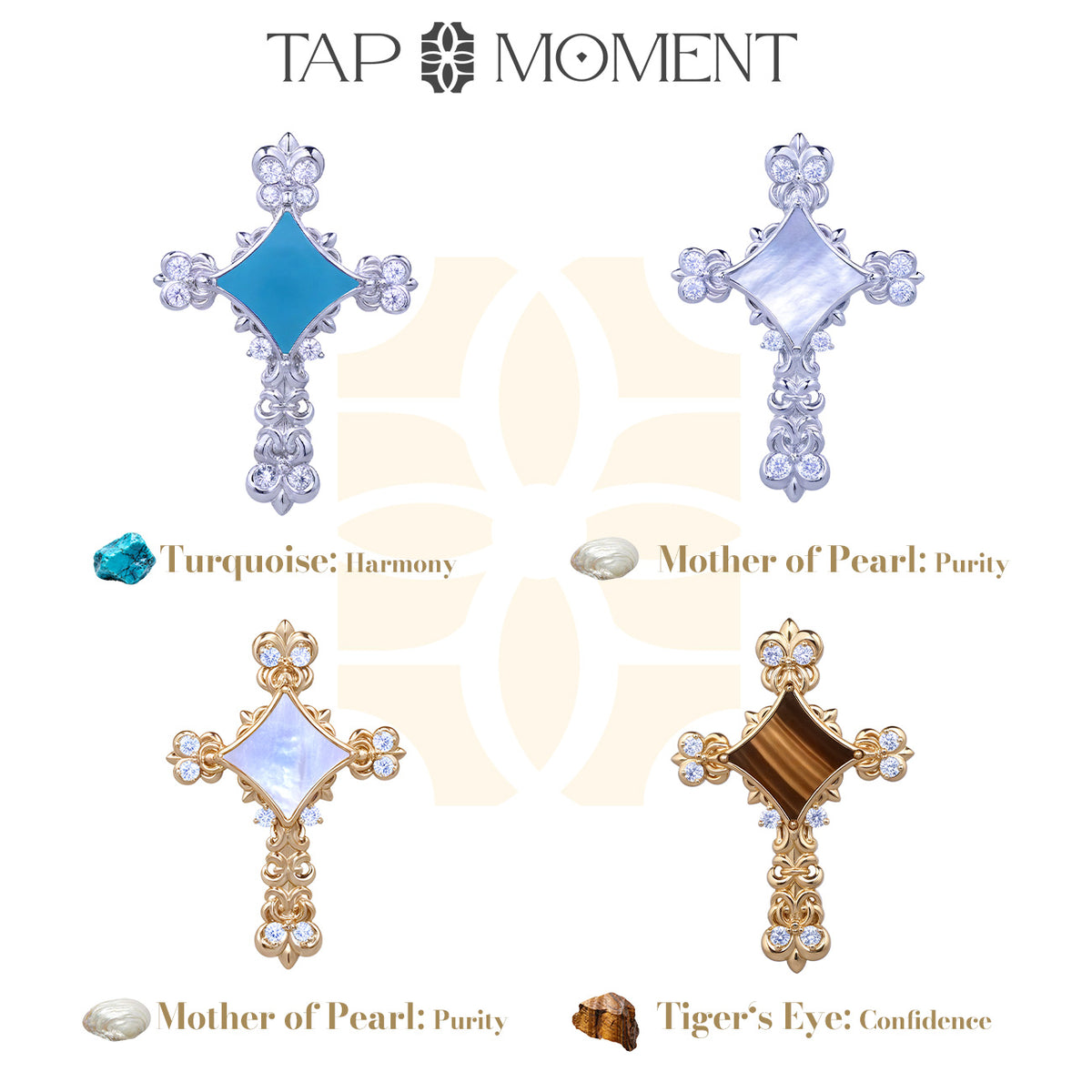 TAPMOMENT Faith cross NFC Necklace