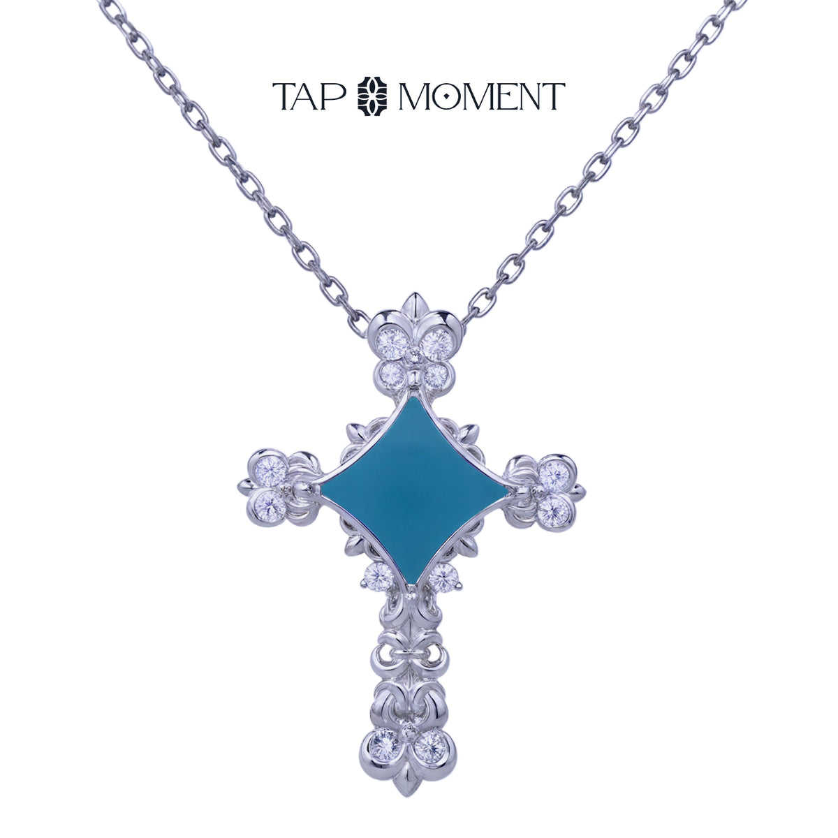 TAPMOMENT Faith cross NFC Necklace
