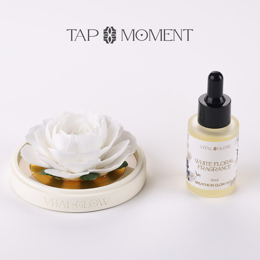 Vital glow Aromatherapy of non-legacy porcelain flowers